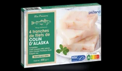 4 tranches de filet de colin d'Alaska MSC