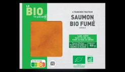 4 tranches de saumon fumé bio