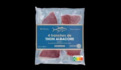 4 tranches de thon albacore, qualité sans arête