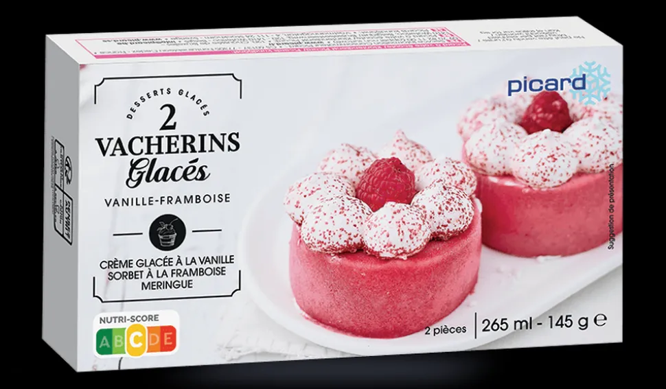 2 vacherins vanille-framboise