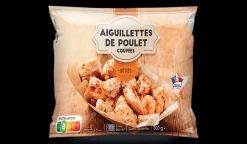 Aiguillettes de poulet rôties et coupées