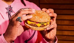 American-style burger