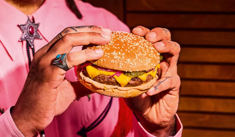 American-style burger