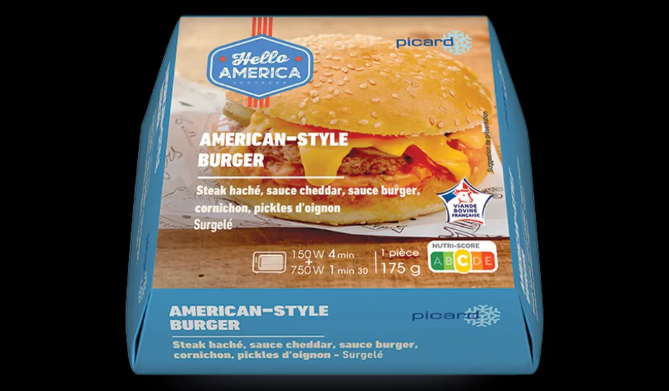 American-style burger