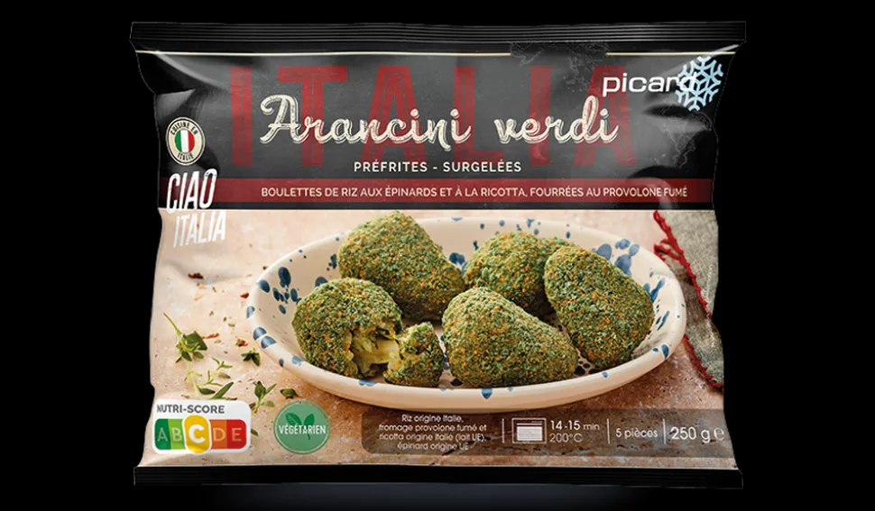 Arancini verdi, boulettes de riz aux épinards