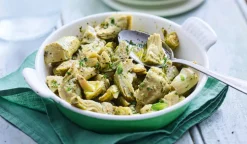 Artichauts à la romaine, menthe, citron