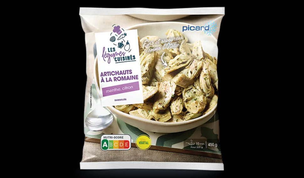 Artichauts à la romaine, menthe, citron