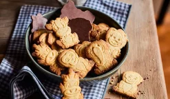 Biscuits animaux, sablés au chocolat au lait