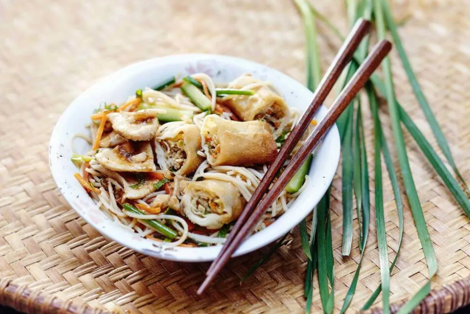 Bo bun au poulet Cuisine Evasion