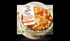 Bol de patate douce grillée, pois chiche, tomate