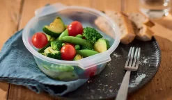 Bol vapeur brocolis, pois croquants, courgettes grillées, tomates cerises