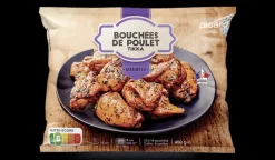 Bouchées de poulet tikka marinées, cuites