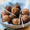 Boulettes de viande kefta, cuites,boeuf et agneau