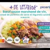 Bœuf sce marchand de vin,écrasé PDT légumes