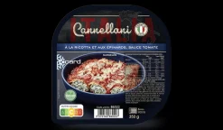 Cannelloni ricotta épinard et sauce tomate