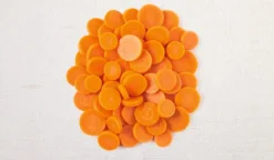 Carottes en rondelles bio, France