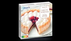 Charlotte aux fruits rouges, 8 parts