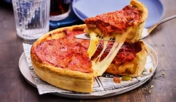 Chicago style pizza