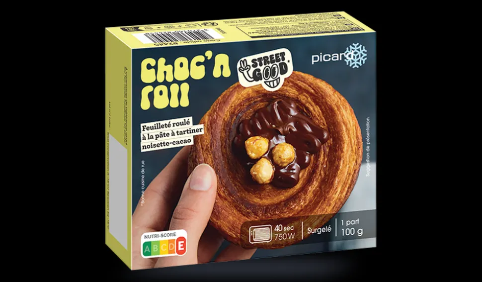 Choc'n roll, feuilleté à la pâte à tartiner