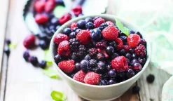 Cocktail de fruits rouges bio