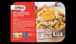 Colin d'Alaska pané MSC façon fish and chips, sauce tartare