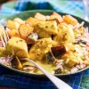 Colombo de poulet, riz, sce lait de coco, poulet