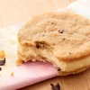 Cookie glacé crème glacée à la vanille