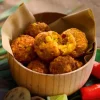 Corn fritters, beignets de maïs, cheddar