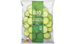 Courgettes en rondelles bio, Italie