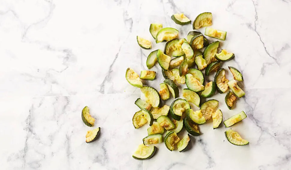 Courgettes grillées sans résidu pesticides, Italie