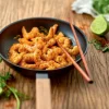 Crevettes au curry rouge, recette thaï