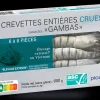 Crevettes tropicales crues "Gambas" 6-8 p. ASC