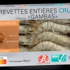 Crevettes tropicales crues "Gambas" 16-24 p. ASC