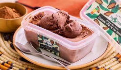 Crème glacée cacao fève de tonka