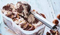 Crème glacée Chocolat - noisette
