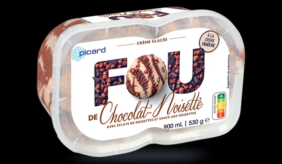 Crème glacée Chocolat - noisette