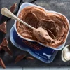 Crème glacée chocolat avec pépites de chocolat