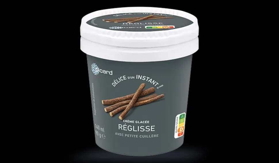 Crème glacée réglisse