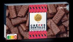 Crêpes dentelle au chocolat au lait