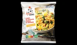 Curry de lentilles corail et légumes