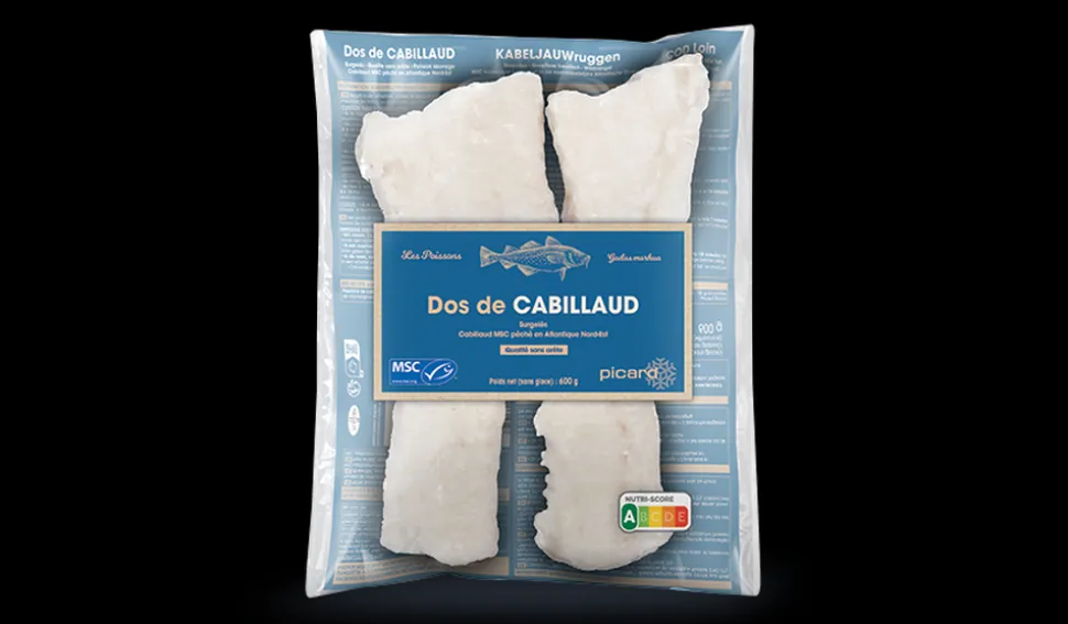 Dos de cabillaud MSC, 3 à 6 pièces