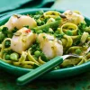 Dos de merlu sce chimichurri, légumes verts