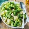 Duo de fleurettes bio (brocoli et chou-fleur)