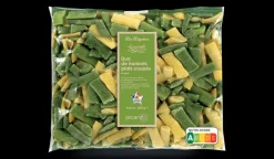 Duo haricots plats verts et beurre, coupés