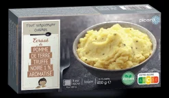 Ecrasé de pomme de terre à la truffe noire 1%