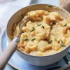 Ecrasé de pomme de terre et patate douce
