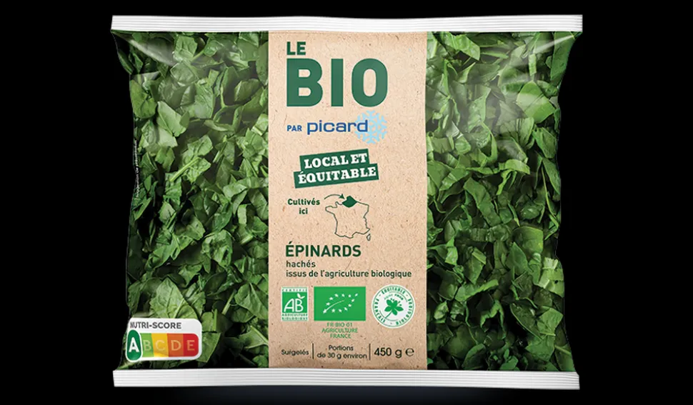 Epinards hachés bio local équitable