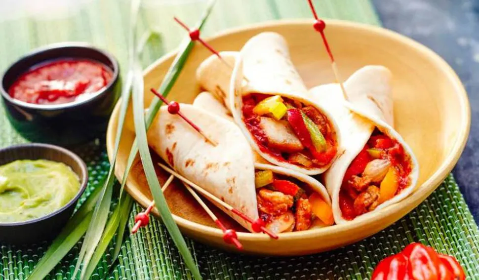 Fajitas au poulet, 2 à 3 parts