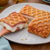 Feuilleté jambon-emmental, 4 parts