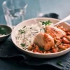 Filet de poulet à la basquaise et riz de Camargue